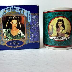 Heirloom Tradition Gone with the Wind Scarlett O’Hara Mug With Box Vintage 1990